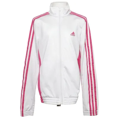 Trainingsjack (Wit, Roze) van Adidas Gerecycled polyester