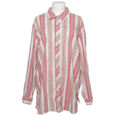 Skjorta (Rosa, Beige, Vit) från Meine GröBe Bomull, Elastan, Polyester