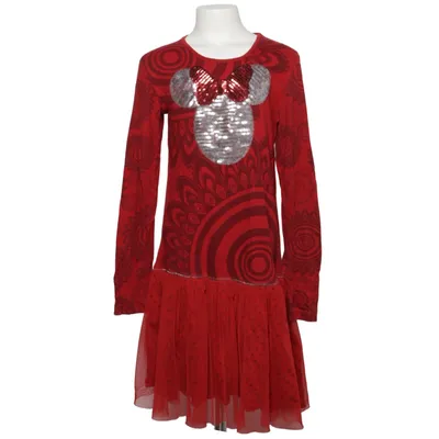 Klänning (Röd, Flerfärgad) från Desigual Disney Bomull, Polyester