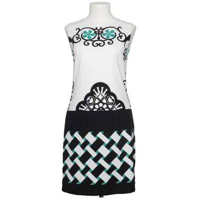 Dress (White, Black, Green) from Ana Alcazar Elastane, Polyester