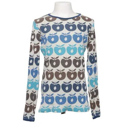 Lange mouwen shirt (Blauw, Bruin, Wit) van Småfolk Katoen