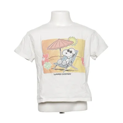 T-shirt (Blanc, Multicolore) de Zara x Peanuts Coton