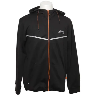Sweat à capuche (Noir) de Jeep Coton, Polyester