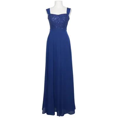 Avondjurk (Blauw) van EL. Elastaan, Polyester