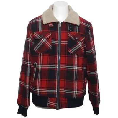 Bomber jacket (Red, Black, White) from Cargo Acrylic, Polyester, Viscose, Wool