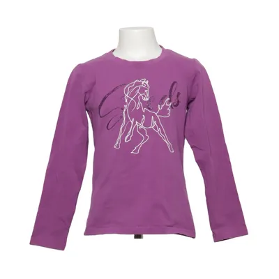 Lange mouwen shirt (Lila) van Steeds Katoen, Elastaan