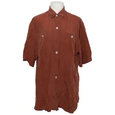 Short sleeve shirt (Brown) from Emdee Silk