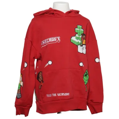 Sweat à capuche (Rouge) de Minecraft Coton, Polyester