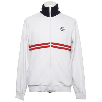 Träningsjacka (Vit, Svart, Röd) från Sergio Tacchini Bomull, Polyester