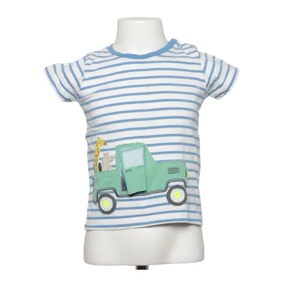 T-shirt (Bleu, Blanc) de Babyboden Coton