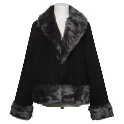 Shearling jacket (Black, Gray) from Lost Ink Acrylic, Polyester, Viscose