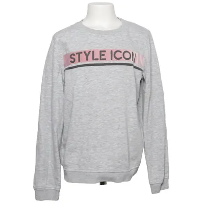 Sweatshirt (Gris, Rose) de Here + There by C&A Coton, Polyester, Viscose