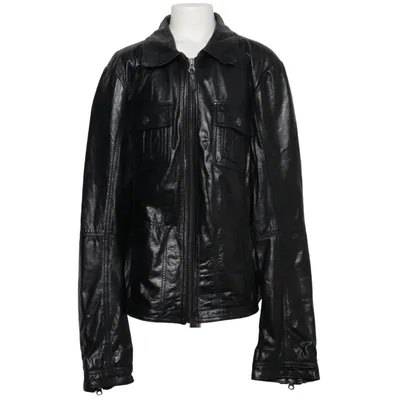 Leren jack (Zwart) van Tom Tailor Leer, Polyester