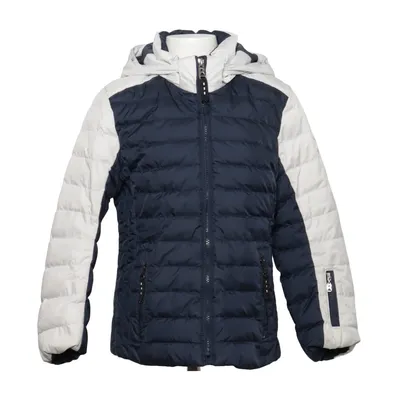 Down jacket (Blue, Beige) from Bogner Down, Feather, Polyester, Polyurethane