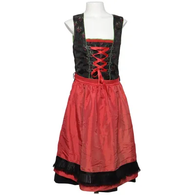 Dirndl (Zwart, Rood, Groen) van Isar-Trachten Nylon, Polyester