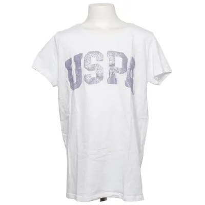 T-shirt (Blanc, Violet) de U.S. Polo Assn. Coton