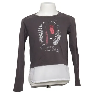 T-shirt à manches longues (Gris, Blanc, Multicolore) de Blue Seven Coton, Polyester