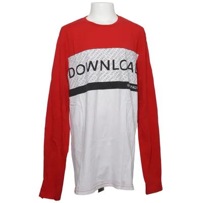 Lange mouwen shirt (Rood, Wit, Zwart) van Download Katoen
