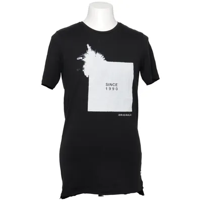 T-shirt (Noir) de Jack & Jones Coton, Polyester