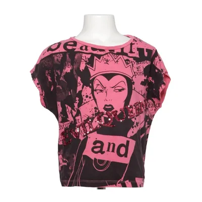 T-shirt (Villains) van Sisley Katoen