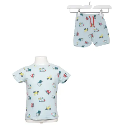Pyjama (Blauw, Meerkleurig) van Nightwear Katoen