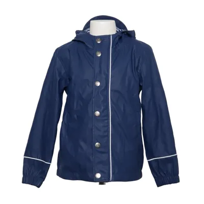 Regenjack (Blauw, Wit) van L&D Katoen, Polyester, Polyurethaan