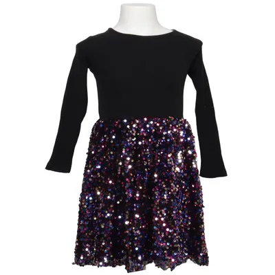 Jurk (Zwart, Meerkleurig) van Kiki & Koko Katoen, Elastaan, Polyester