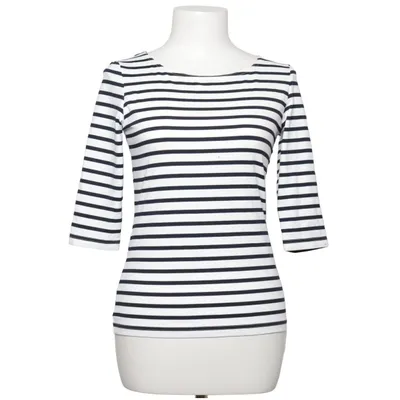 Long sleeve T-shirt (Blue, White) from Saint James Elastane, Polyamide