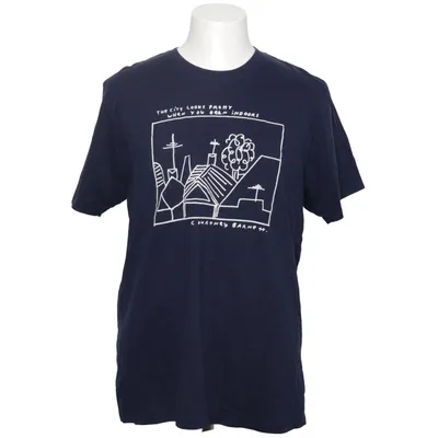 T-shirt (Blå) fra Salvage Genanvendt bomuld