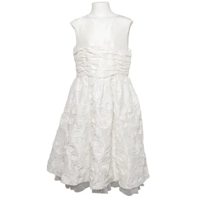 Robe de fille de fleur (Blanc) de Here + There by C&A Polyester