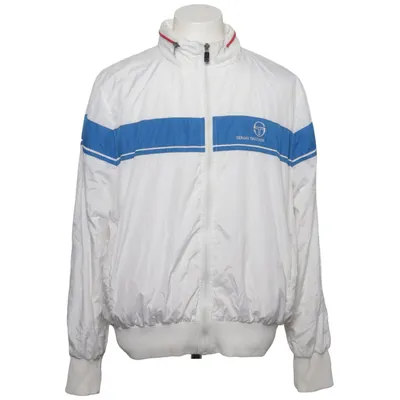 Trainingsjacke (Weiß, Blau) von Sergio Tacchini Baumwolle, Polyester