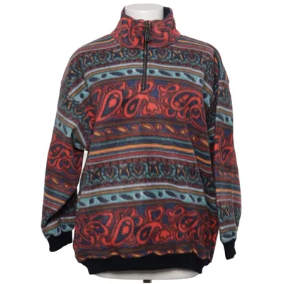 Fleece trui (Blauw, Oranje, Meerkleurig) van Walbusch