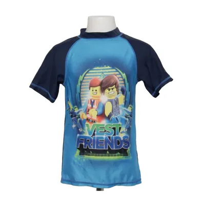 Swim shirt (Blue) from LEGO Elastane, Polyamide, Polyester