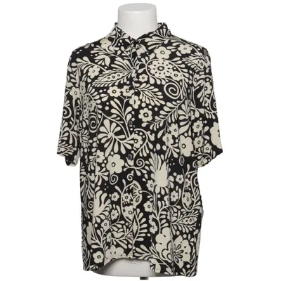 Top (Schwarz, Beige) von Lebek Collection Elasthan, Polyester