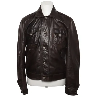 Veste en cuir (Marron) de Ambra Cuir, Polyester