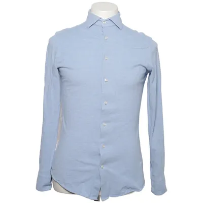 Shirt (Blauw) van Profuomo Katoen