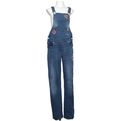 Dungarees (Blue, Multicolored) from Smiley World Cotton, Elastane, Polyester
