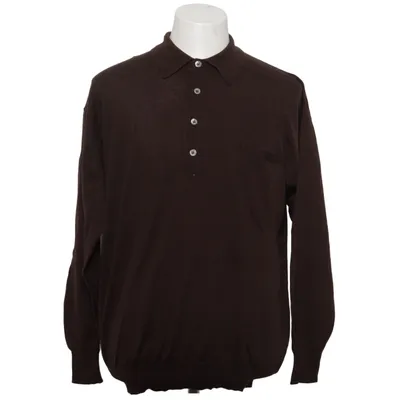 Sweater (Brun) fra Andrea Fenzi Merinould, Silke