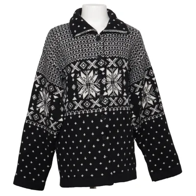 Cardigan (Noir, Blanc) de Hummelsheim Acrylique, Laine