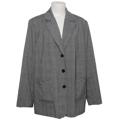 Blazer (Grå, Rød) fra Mim Elastan, Polyester, Viscose