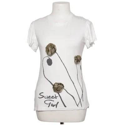 T-shirt (Vit) från Eureka Elastan, Silke, Viskos