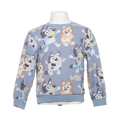 Sweatshirt (Blauw, Meerkleurig) van H&M Katoen, Polyester
