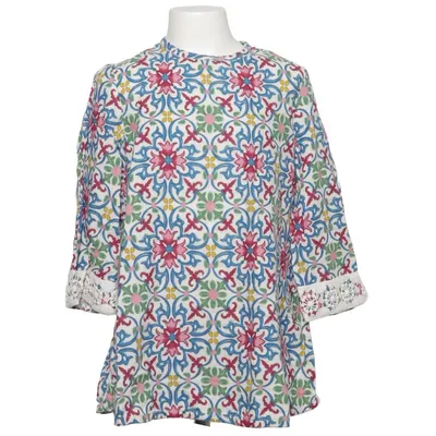 Blouse (White, Multicolored) from United Colors of Benetton