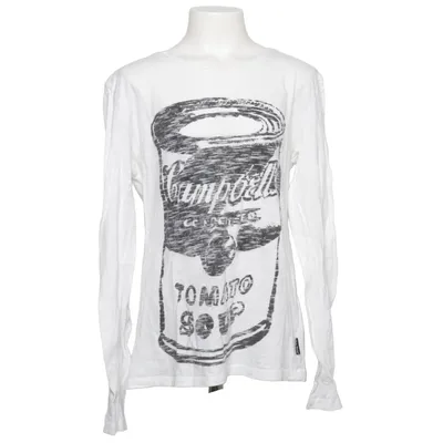 Long sleeve T-shirt (White, Black) from Andy Warhol by Pepe Jeans Cotton