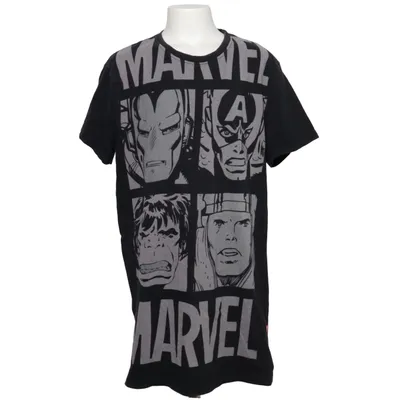 T-shirt (Sort) fra Marvel Comics Bomuld