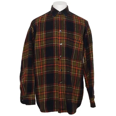 Flannel skjorte (Blå, Grøn, Orange, Flerfarvet) fra Haupt Akryl, Polyester, Uld