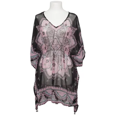 Beach dress (Black, Multicolored) from Censored Polyester