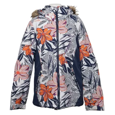 Skijakke (Hvid, Blå, Orange) fra Roxy Girl Akryl, Polyester