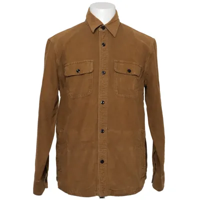 Oberhemd (Braun) von Abercrombie & Fitch Baumwolle, Elasthan