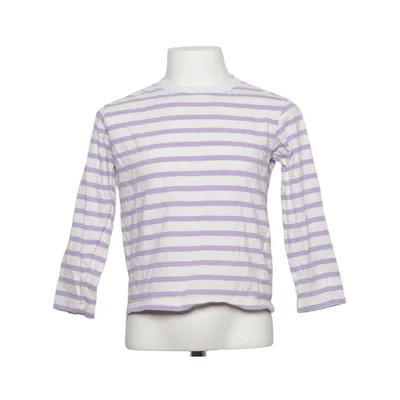 T-shirt à manches longues (Violet, Blanc) de Arket Coton